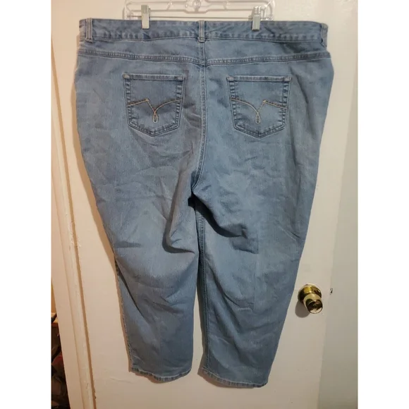 JMS Just My Size Womens Pants Size 48 Denim Classic Fit Straight Leg (NO TAG) - Picture 4 of 5